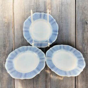 Macbeth Evans American Sweetheart Monax Depression Opalescent Set 3 Dishes VTG